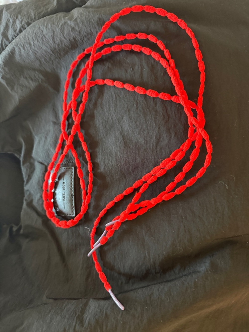Brand new mowalola new balance red shoe   Laces